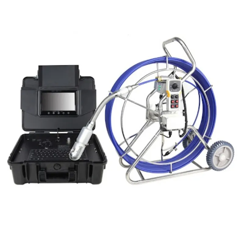 Cámara autonivelante de 23 mm con sonda de 512 Hz y cable de 60 m